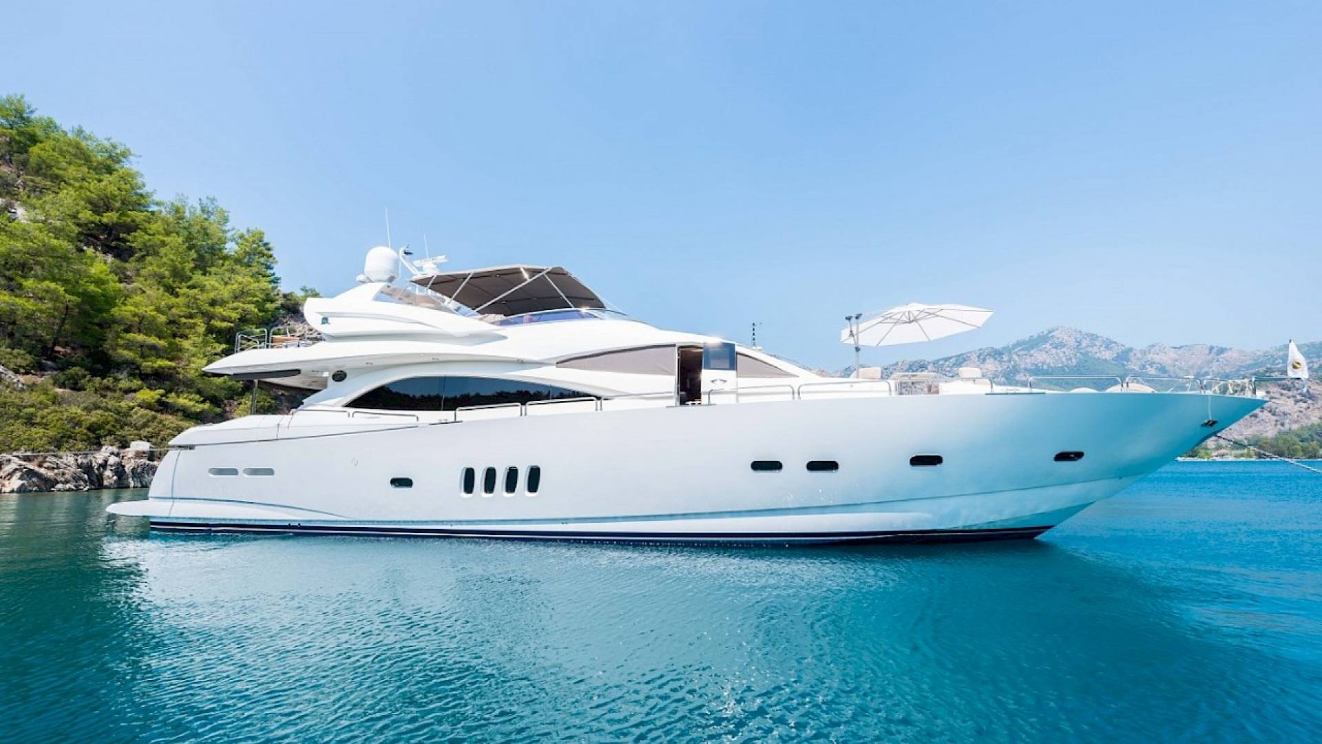 Charter a Motor Yacht in Cyclades